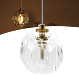 Luminária Pendente Lustre Cristal Dourado  Lumos ®