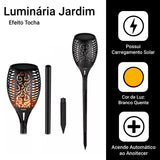 Luminária Para Jardim Luz Solar LUMOS