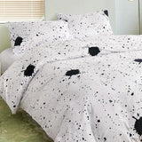 Duvet Cover Set com fronhas, aconchegante escovado, impressão vibrante, hipoalergênico, Easy Care, perfeito para camas king e queen size